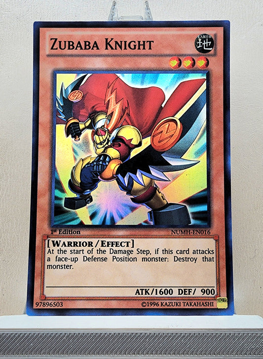 Yugioh! 1x Zubaba Knight (NUMH - Super Rare) 1st/Unli Edition