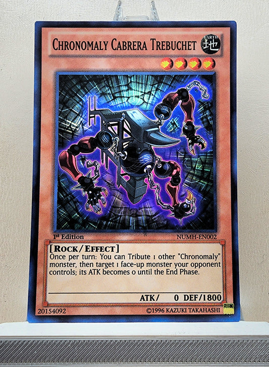 Yugioh! 1x Chronomaly Cabrera Trebuchet (NUMH - Super Rare) 1st/Unli Edition