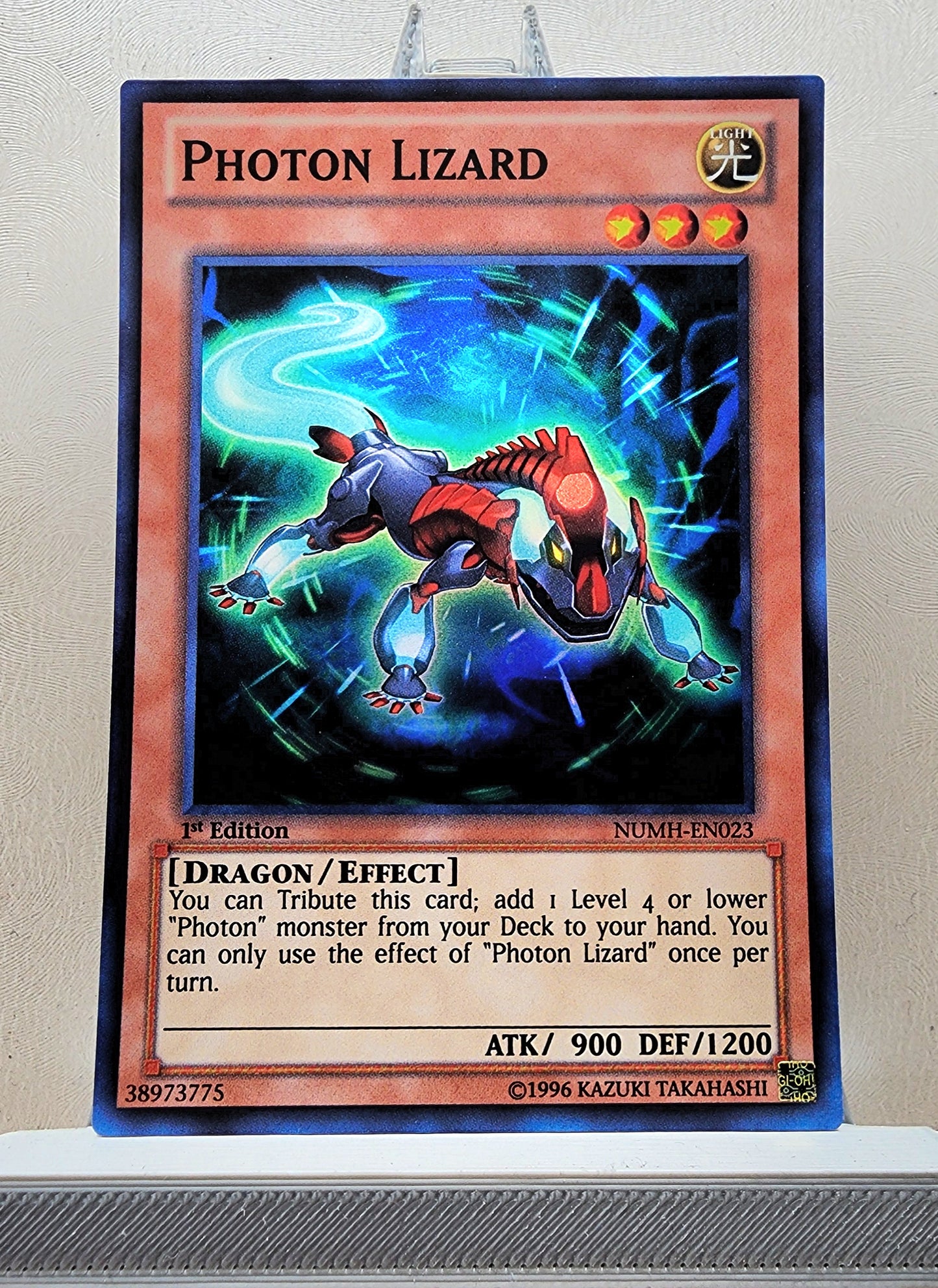 Yugioh! 1x Photon Lizard (NUMH - Super Rare) 1st/Unli Edition