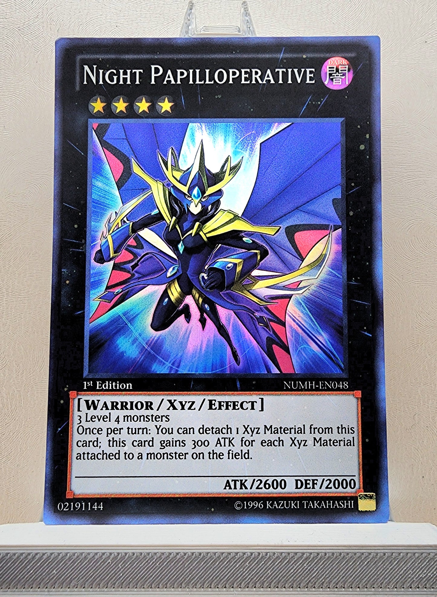 Yugioh! 1x Night Papilloperative (NUMH - Super Rare) 1st/Unli Edition