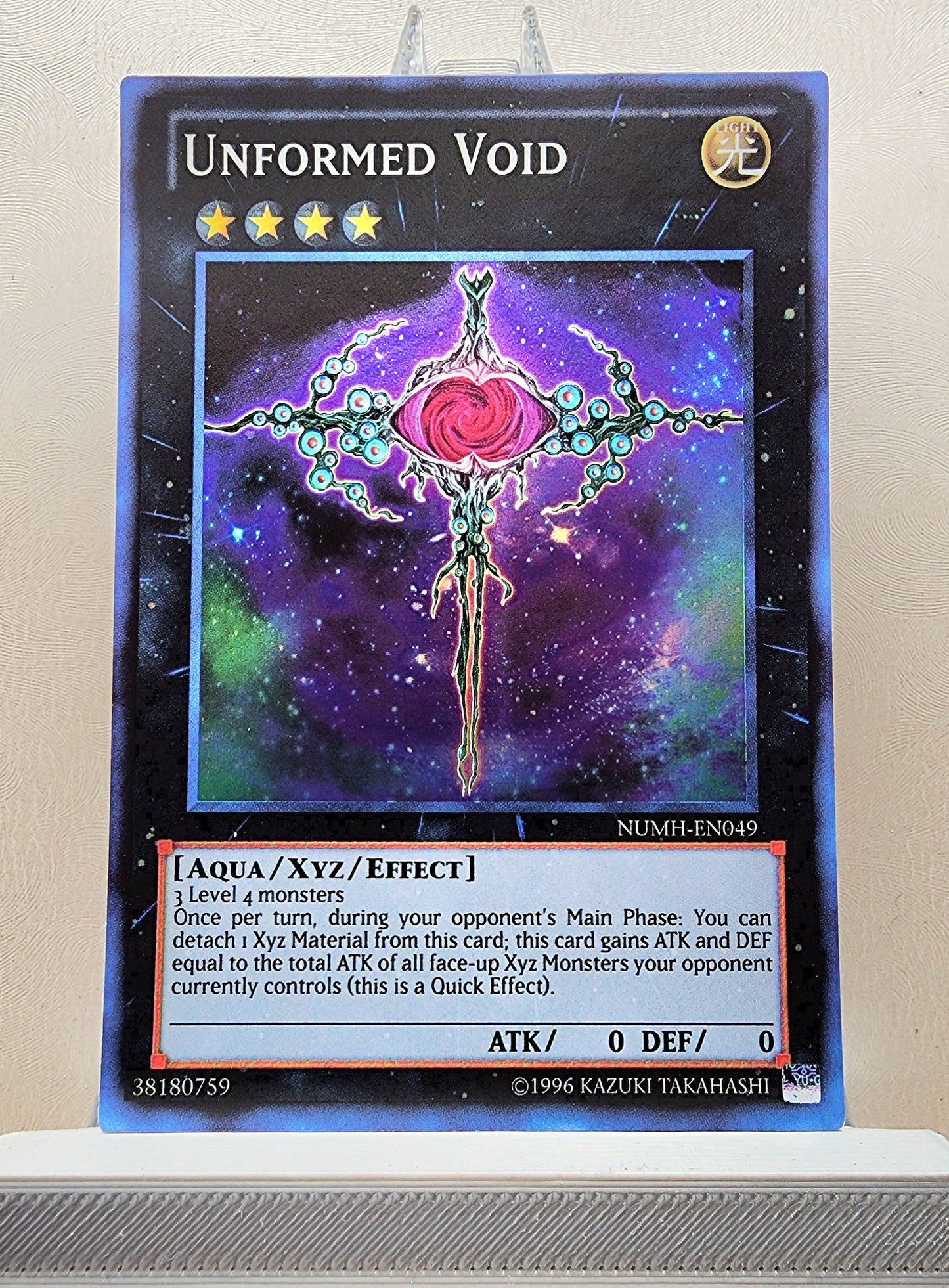 Yugioh! 1x Unformed Void (NUMH - Super Rare) 1st/Unli Edition