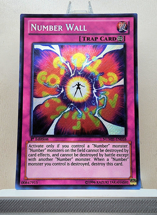 Yugioh! 1x Number Wall (NUMH - Secret Rare) 1st Edition