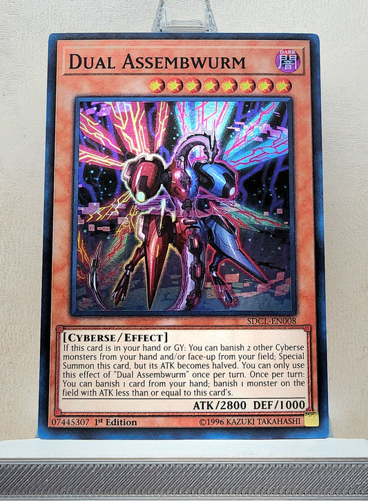 Yugioh! 1x Dual Assembwurm (SDCL - Super Rare) 1st Edition