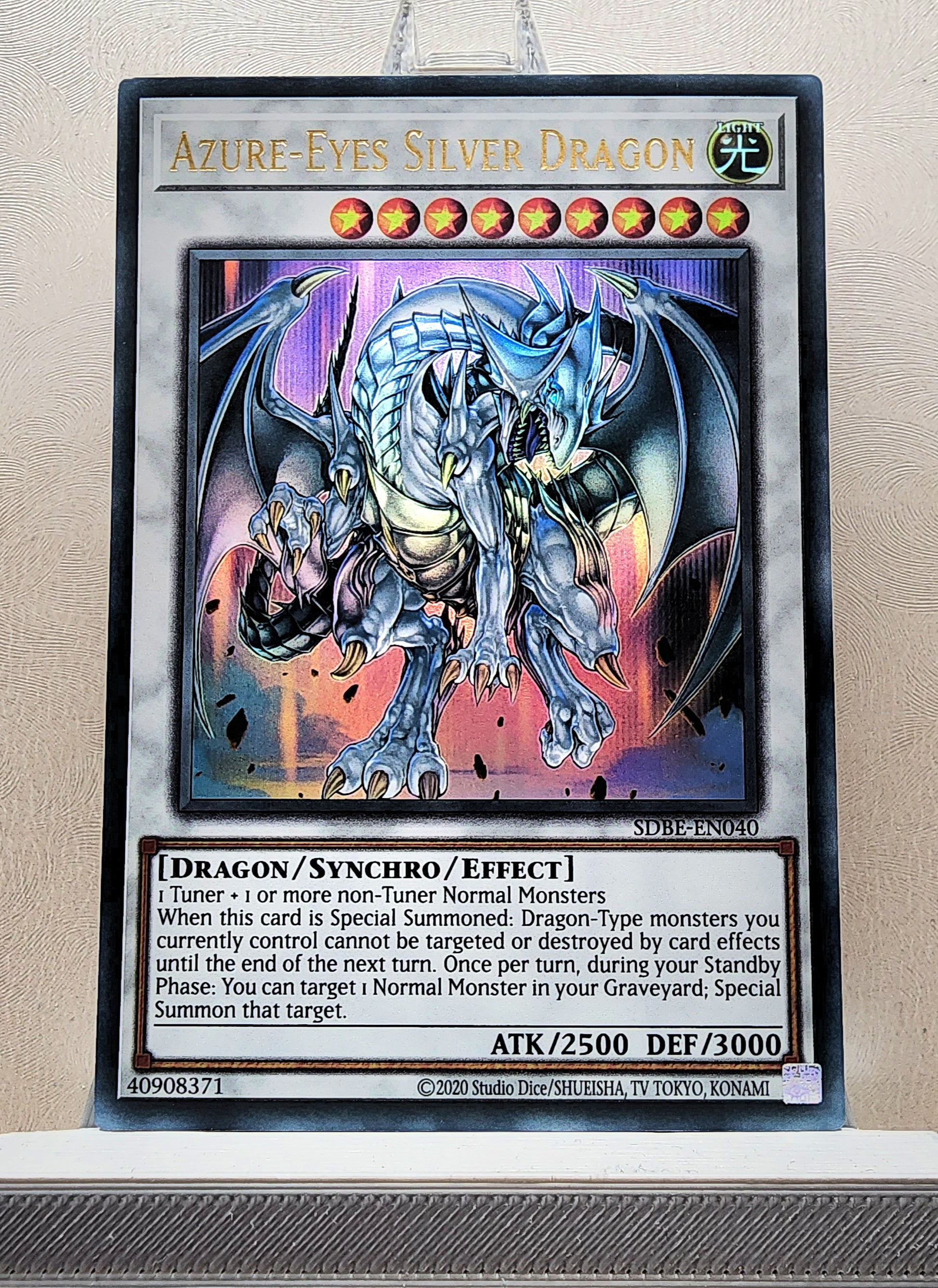 yugioh azure eyes silver dragon deck Yugioh! 1x Azure-Eyes Silver Dragon (SDBE