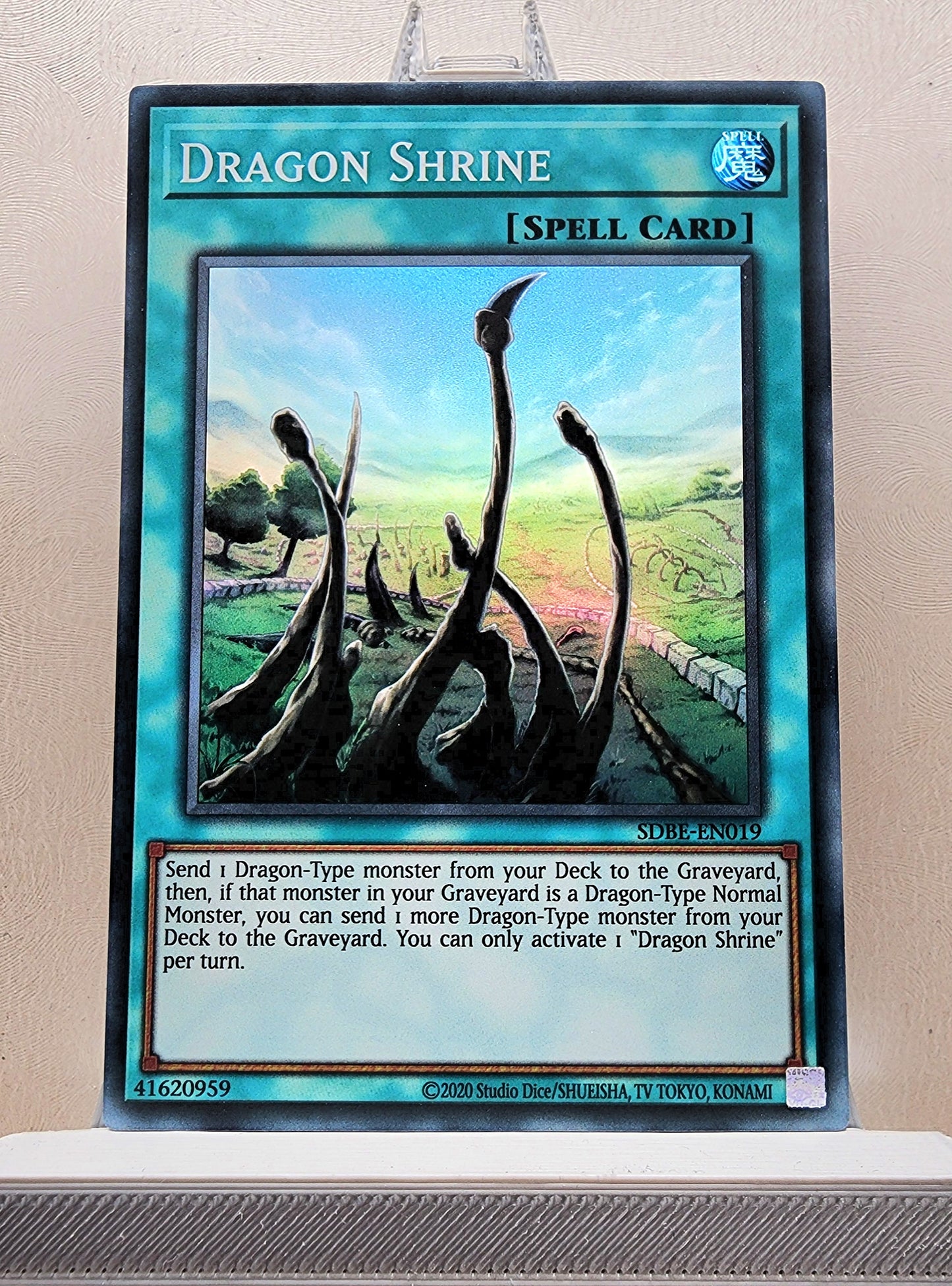 Yugioh! 1x Dragon Shrine (SDBE - Super Rare) Unli Edition