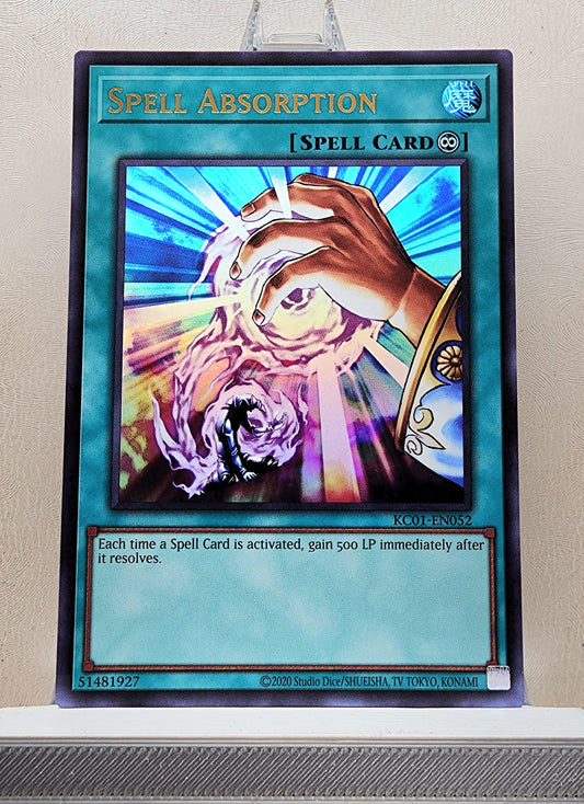 Yugioh! 1x Spell Absorption (KC01 - Ultra Rare) Unli Edition