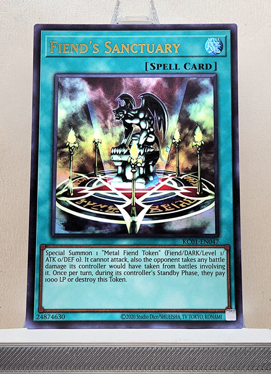 Yugioh! 1x Fiend's Sanctuary Japanese Artwork (KC01 - Ultra Rare) Unli Edition