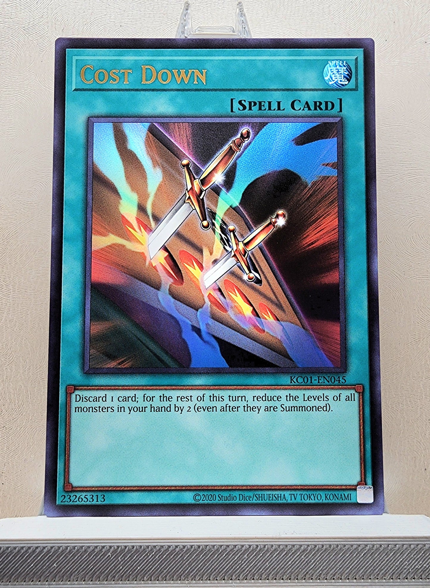 Yugioh! 1x Cost Down (KC01 - Ultra Rare) Unli Edition