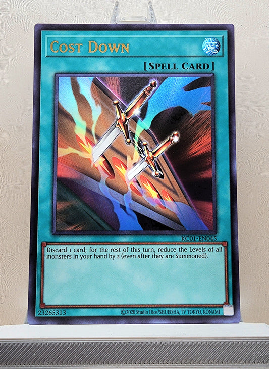 Yugioh! 1x Cost Down (KC01 - Ultra Rare) Unli Edition