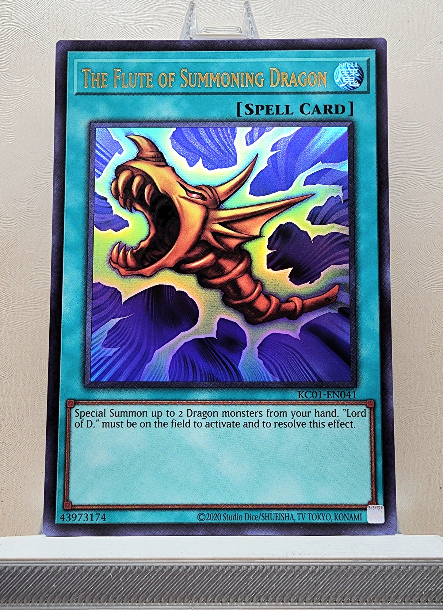 Yugioh! 1x The Flute of Summoning Dragon (KC01 - Ultra Rare) Unli Edition