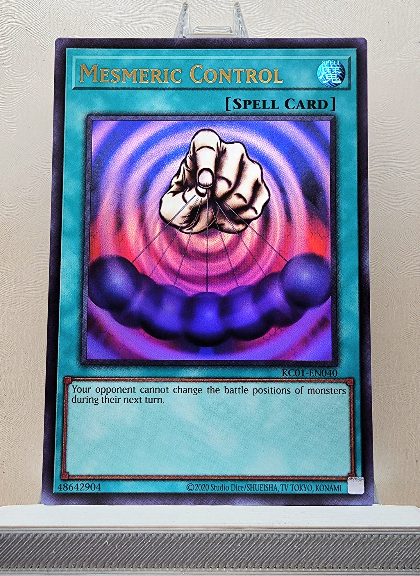 Yugioh! 1x Mesmeric Control (KC01 - Ultra Rare) Unli Edition