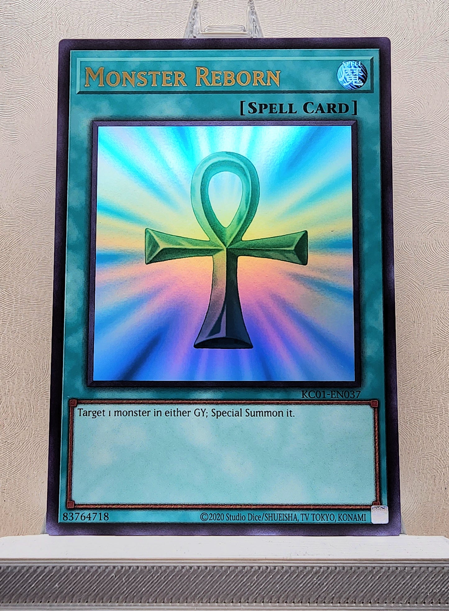 Yugioh! 1x Monster Reborn Japanese Artwork (KC01 - Ultra Rare) Unli Edition