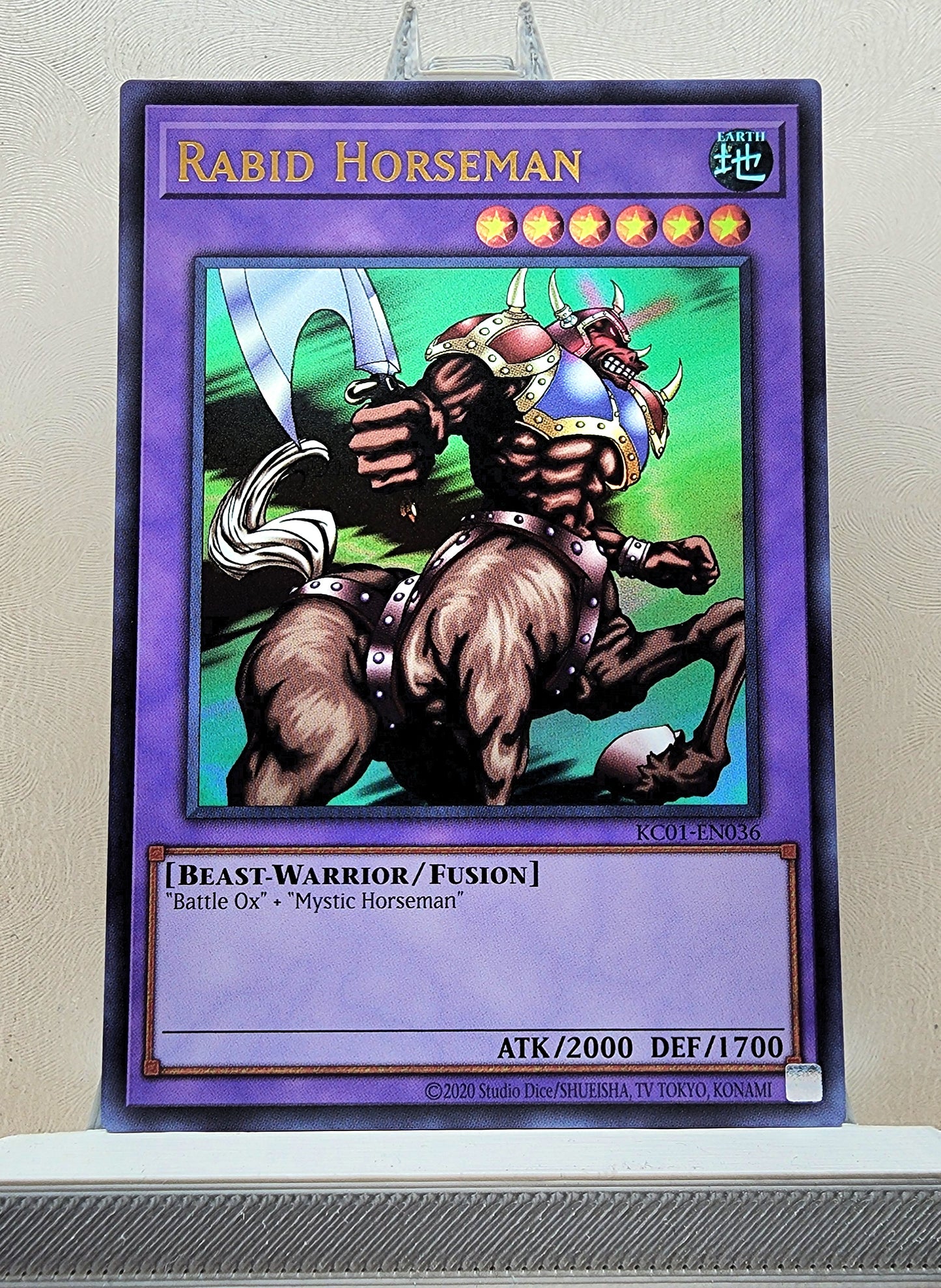 Yugioh! 1x Rabid Horseman (KC01 - Ultra Rare) Unli Edition