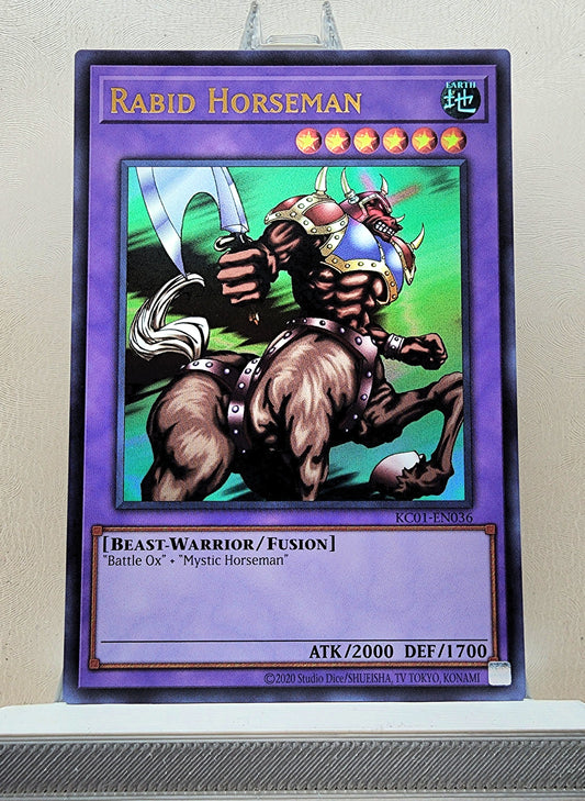 Yugioh! 1x Rabid Horseman (KC01 - Ultra Rare) Unli Edition