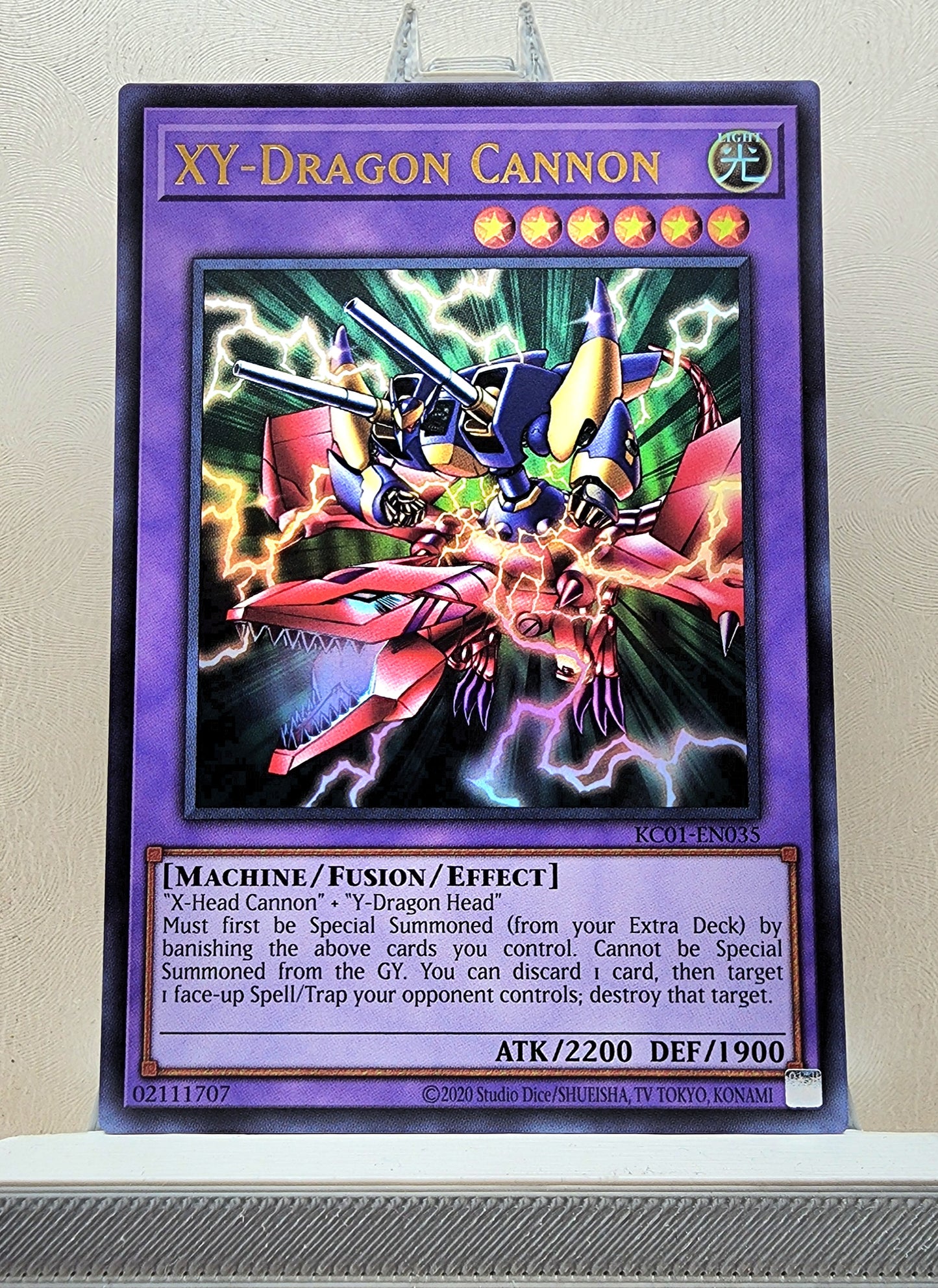 Yugioh! 1x XY-Dragon Cannon Japanese Artwork (KC01 - Ultra Rare) Unli Edition