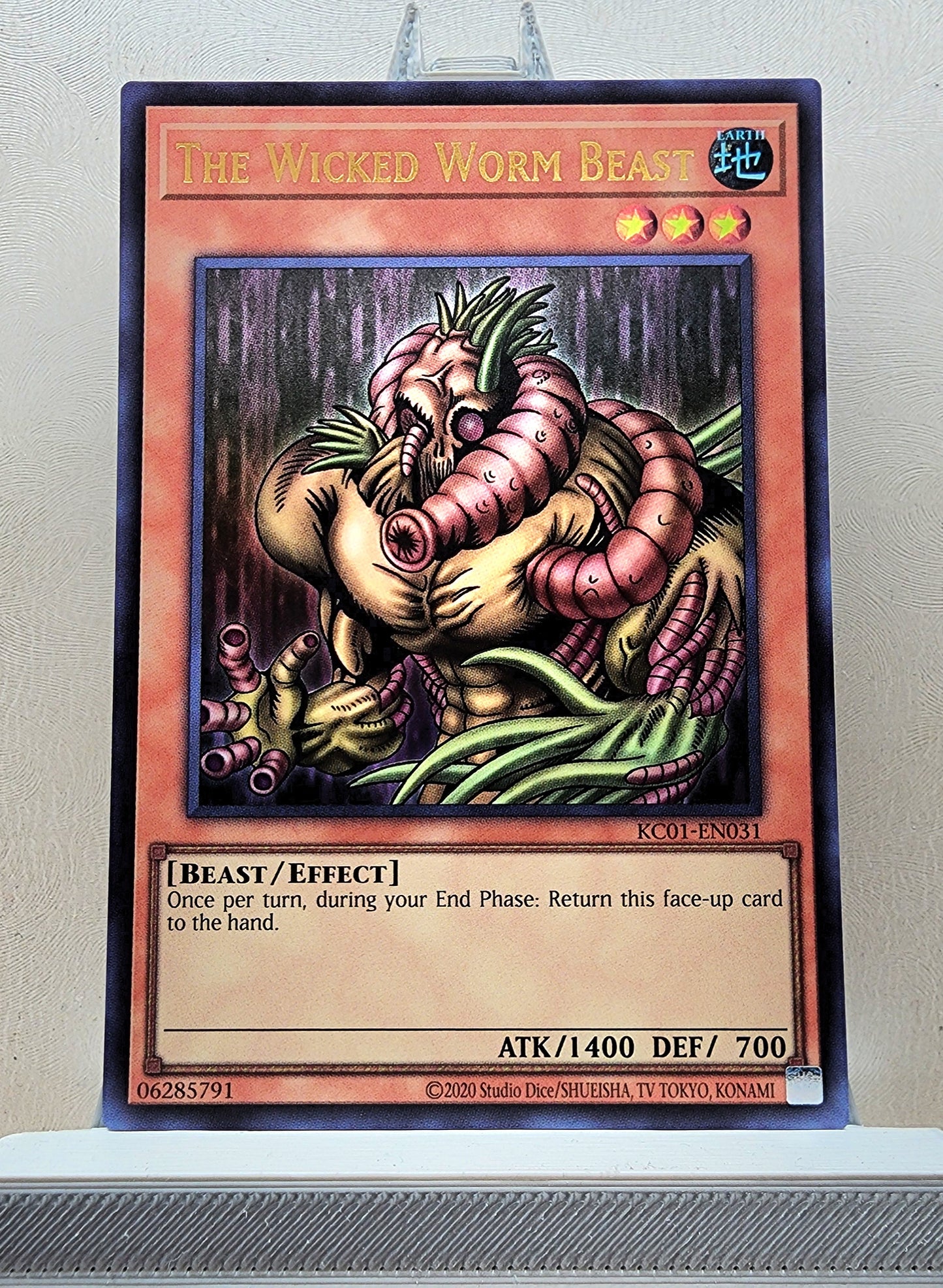 Yugioh! 1x The Wicked Worm Beast (KC01 - Ultra Rare) Unli Edition