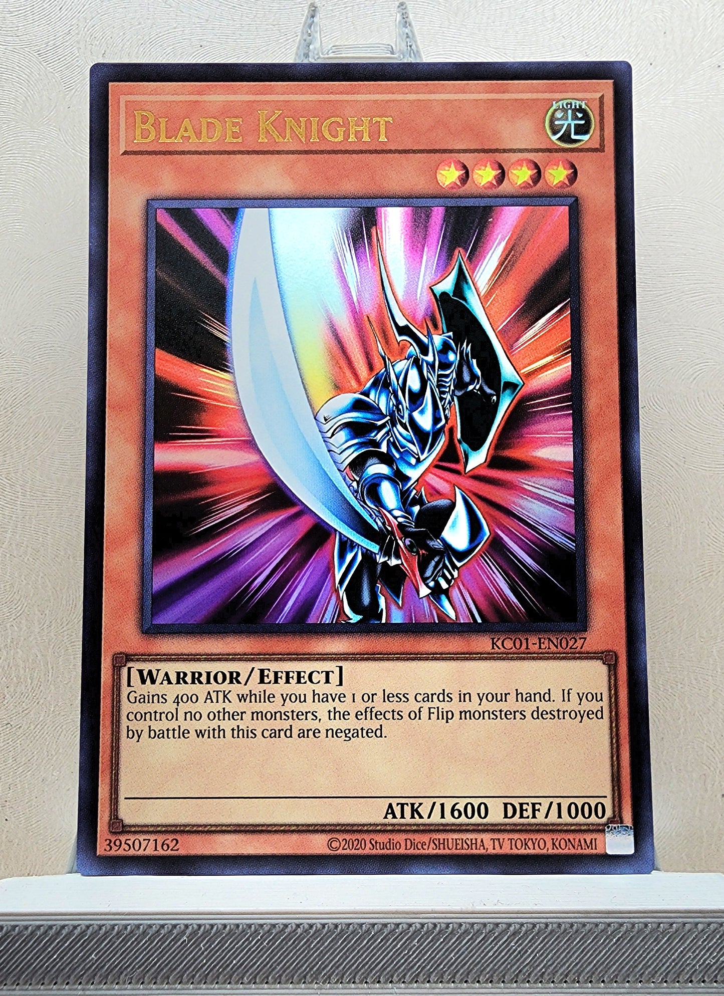 Yugioh! 1x Blade Knight (KC01 - Ultra Rare) Unli Edition