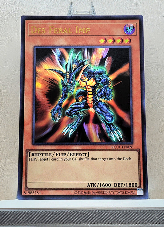 Yugioh! 1x Des Feral Imp (KC01 - Ultra Rare) Unli Edition