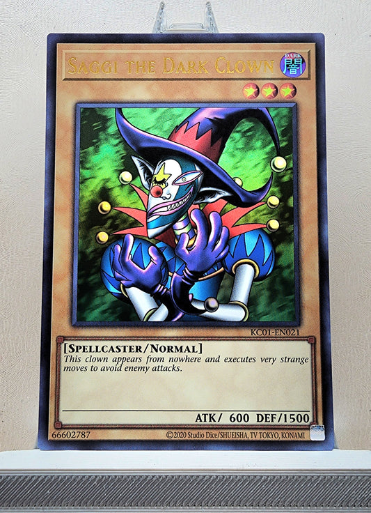 Yugioh! 1x Saggi the Dark Clown (KC01 - Ultra Rare) Unli Edition