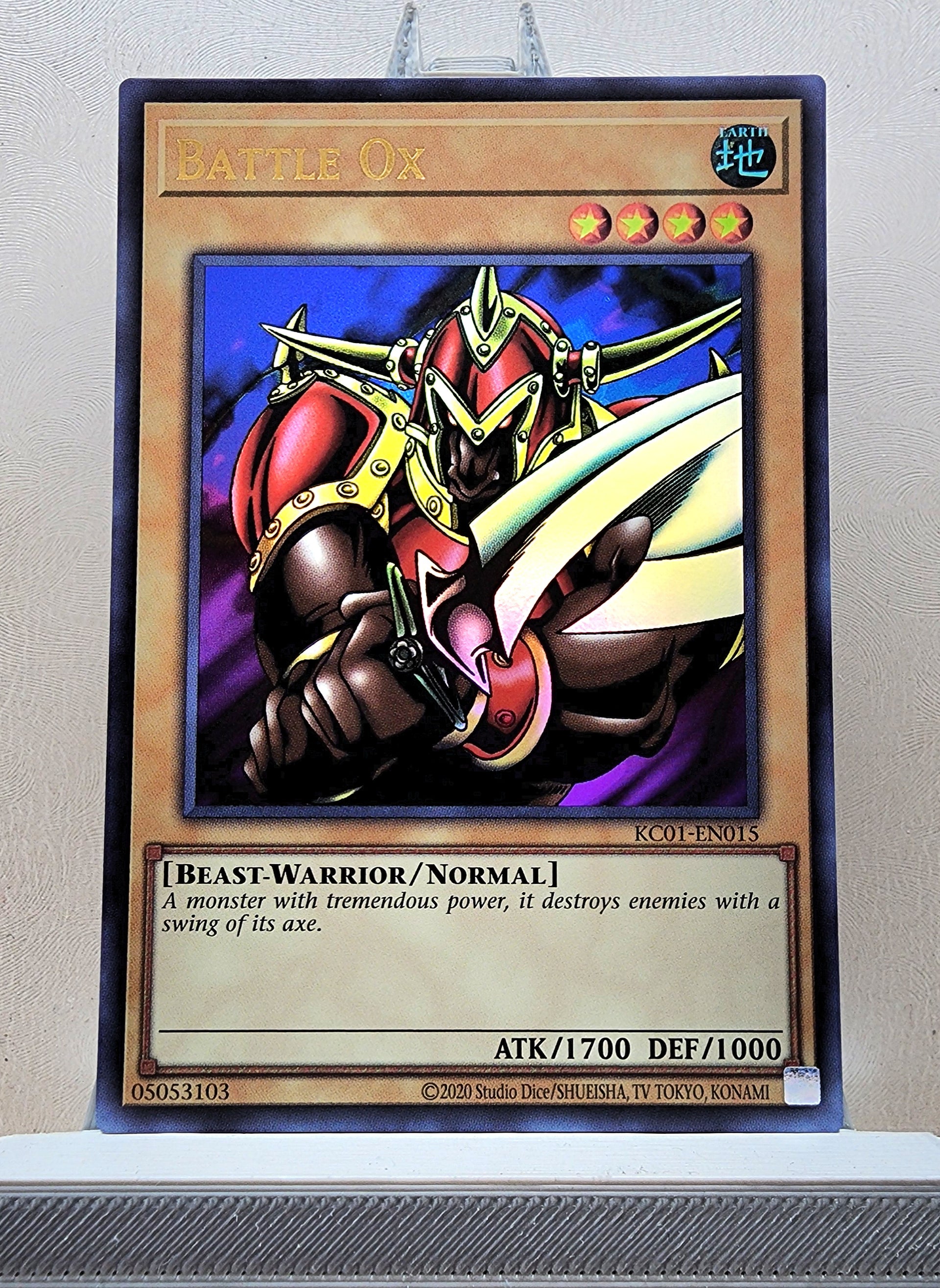 Yugioh! 1x Battle Ox (KC01