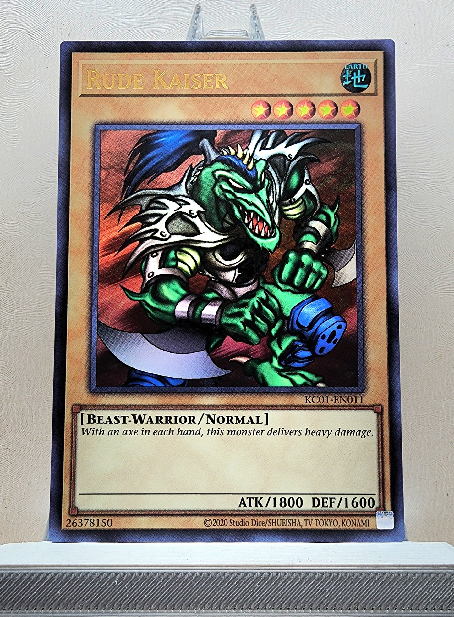 Yugioh! 1x Rude Kaiser (KC01 - Ultra Rare) Unli Edition