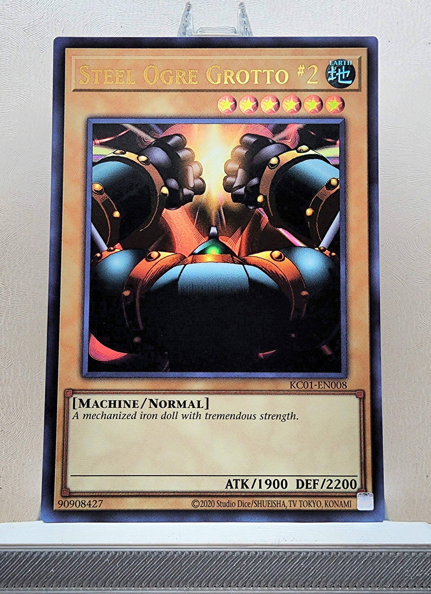 Yugioh! 1x Steel Ogre Grotto 2 (KC01 - Ultra Rare) Unli Edition