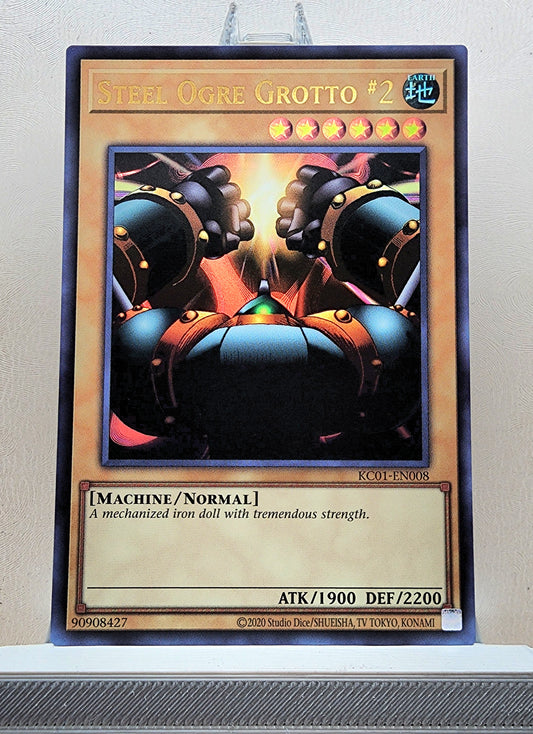 Yugioh! 1x Steel Ogre Grotto 2 (KC01 - Ultra Rare) Unli Edition