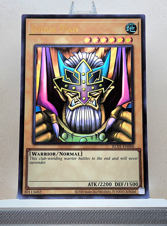 Yugioh! 1x Judge Man (KC01 - Ultra Rare) Unli Edition