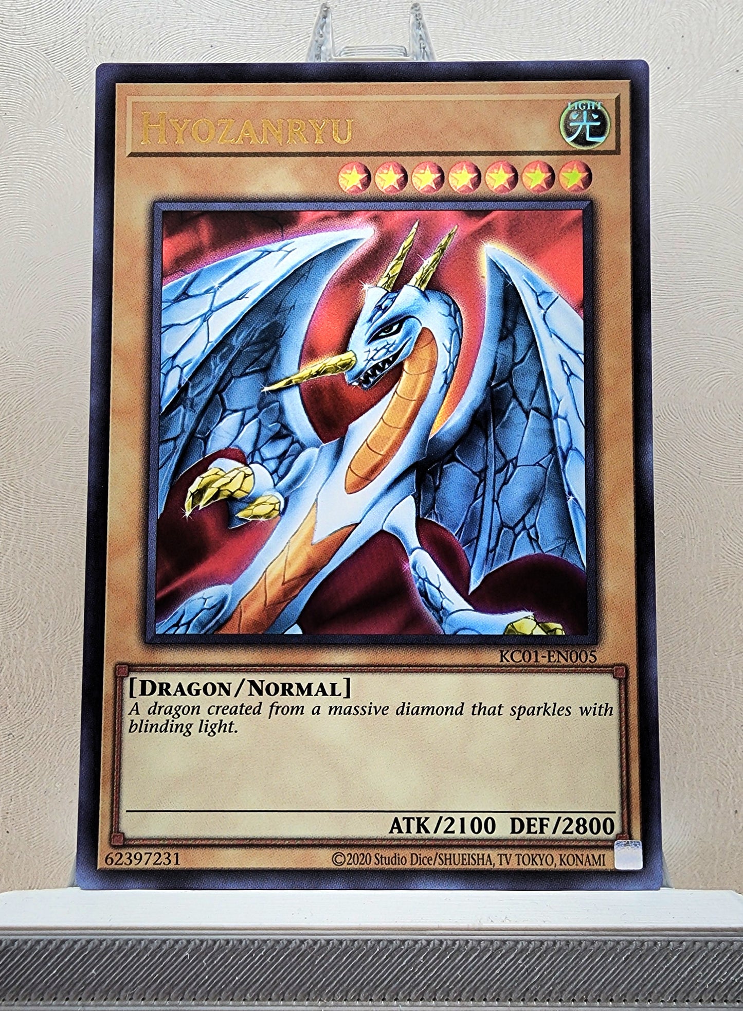 Yugioh! 1x Hyozanryu (KC01 - Ultra Rare) Unli Edition