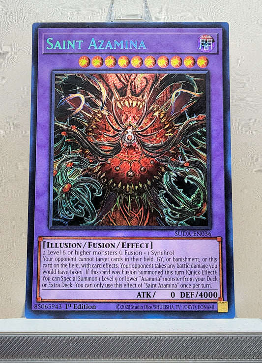 Yugioh! 1x Saint Azamina (SUDA - Secret Rare) 1st Edition