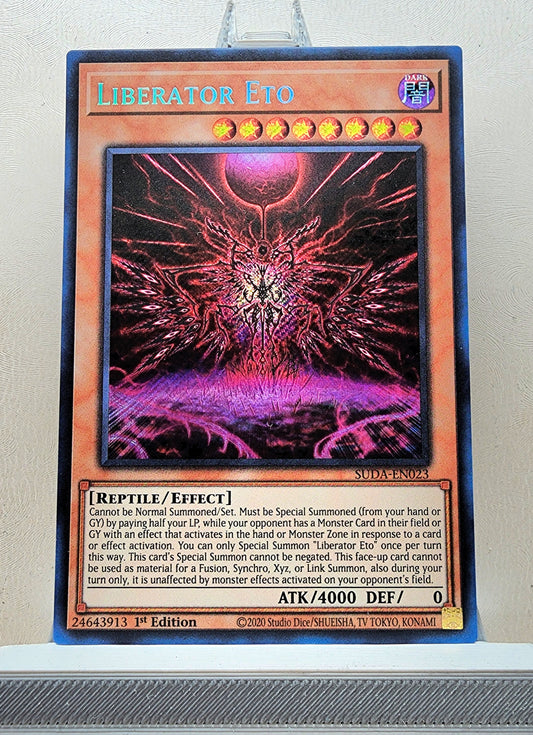 Yugioh! 1x Liberator Eto (SUDA - Secret Rare) 1st Edition