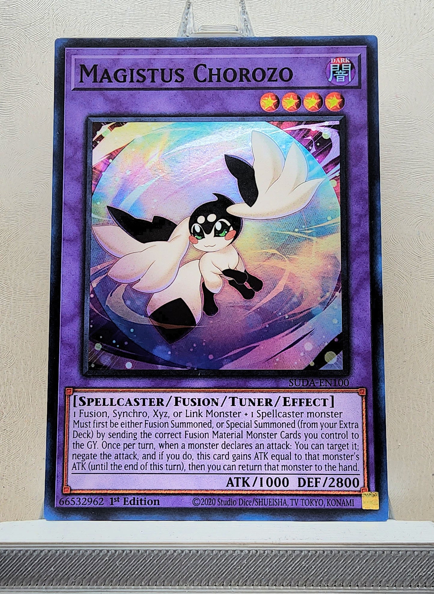 Yugioh! 1x Magistus Chorozo (SUDA - Super Rare) 1st Edition