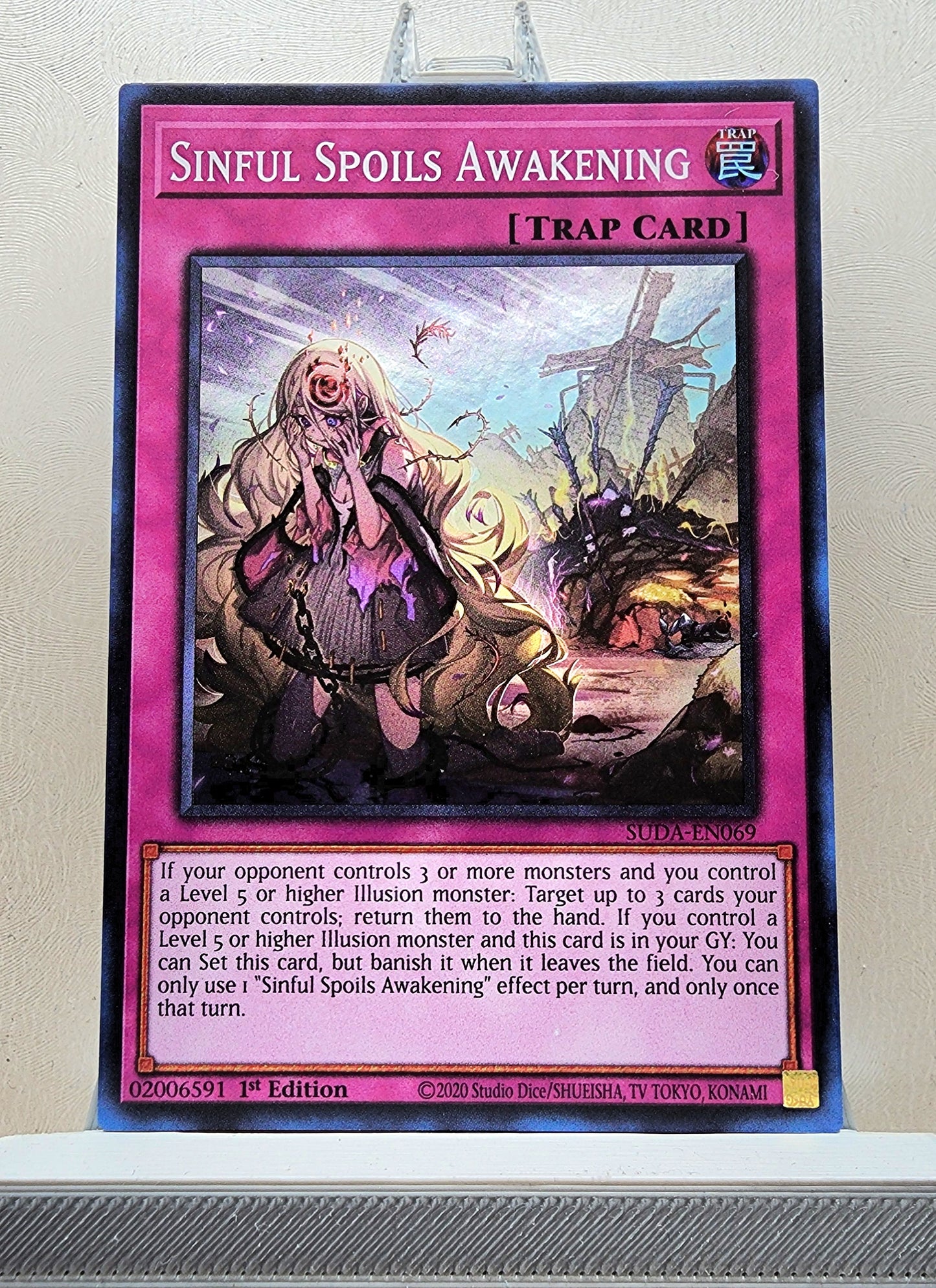 Yugioh! 1x Sinful Spoils Awakening (SUDA - Super Rare) 1st Edition