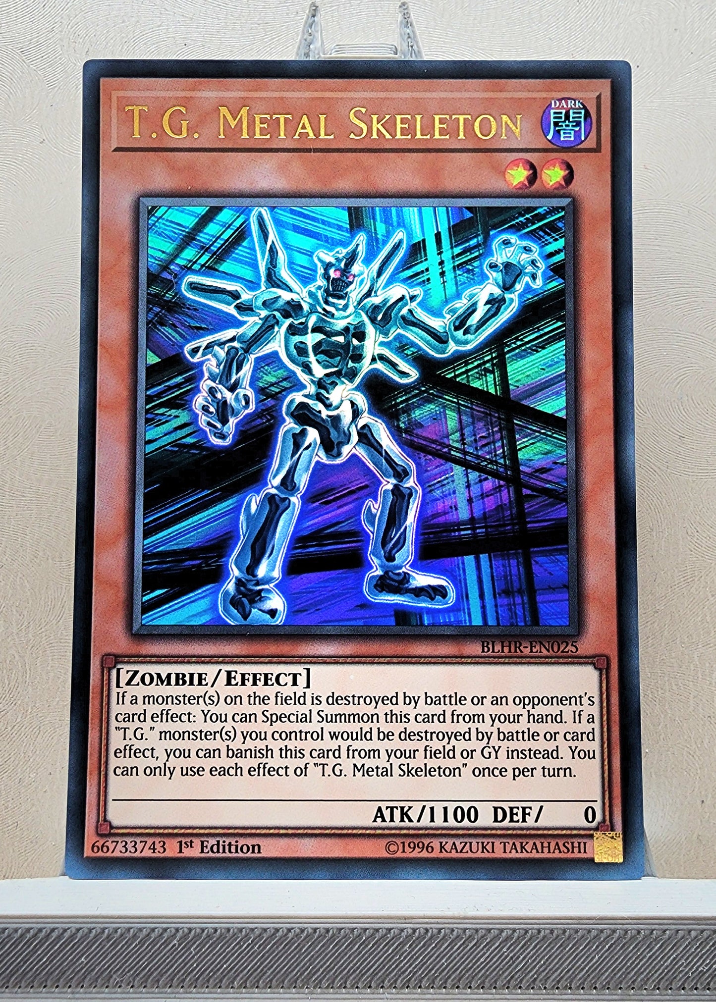 Yugioh! 1x T.G Metal Skeleton (BLHR - Ultra Rare) 1st Edition