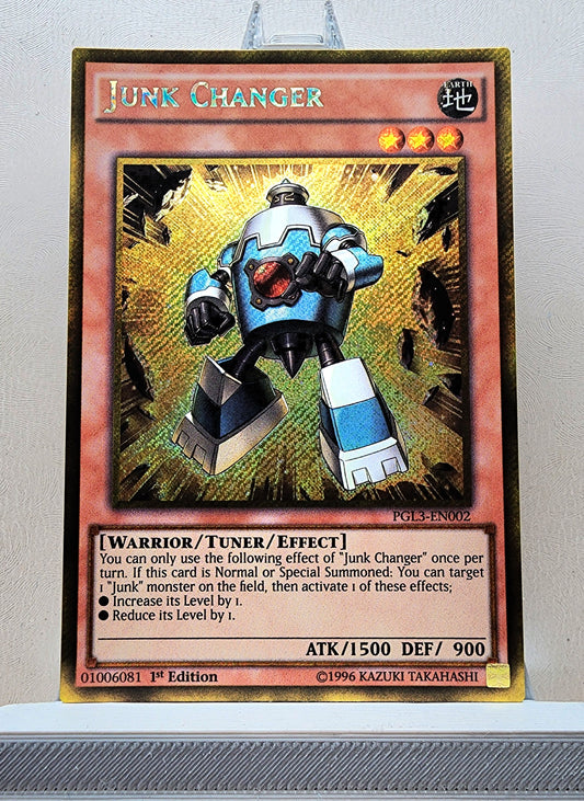 Yugioh! 1x Junk Changer (PGL3 - Gold Secret Rare) 1st Edition