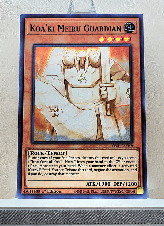 Yugioh! 1x Koaki Meiru Guardian (SESL - Super Rare) 1st Edition