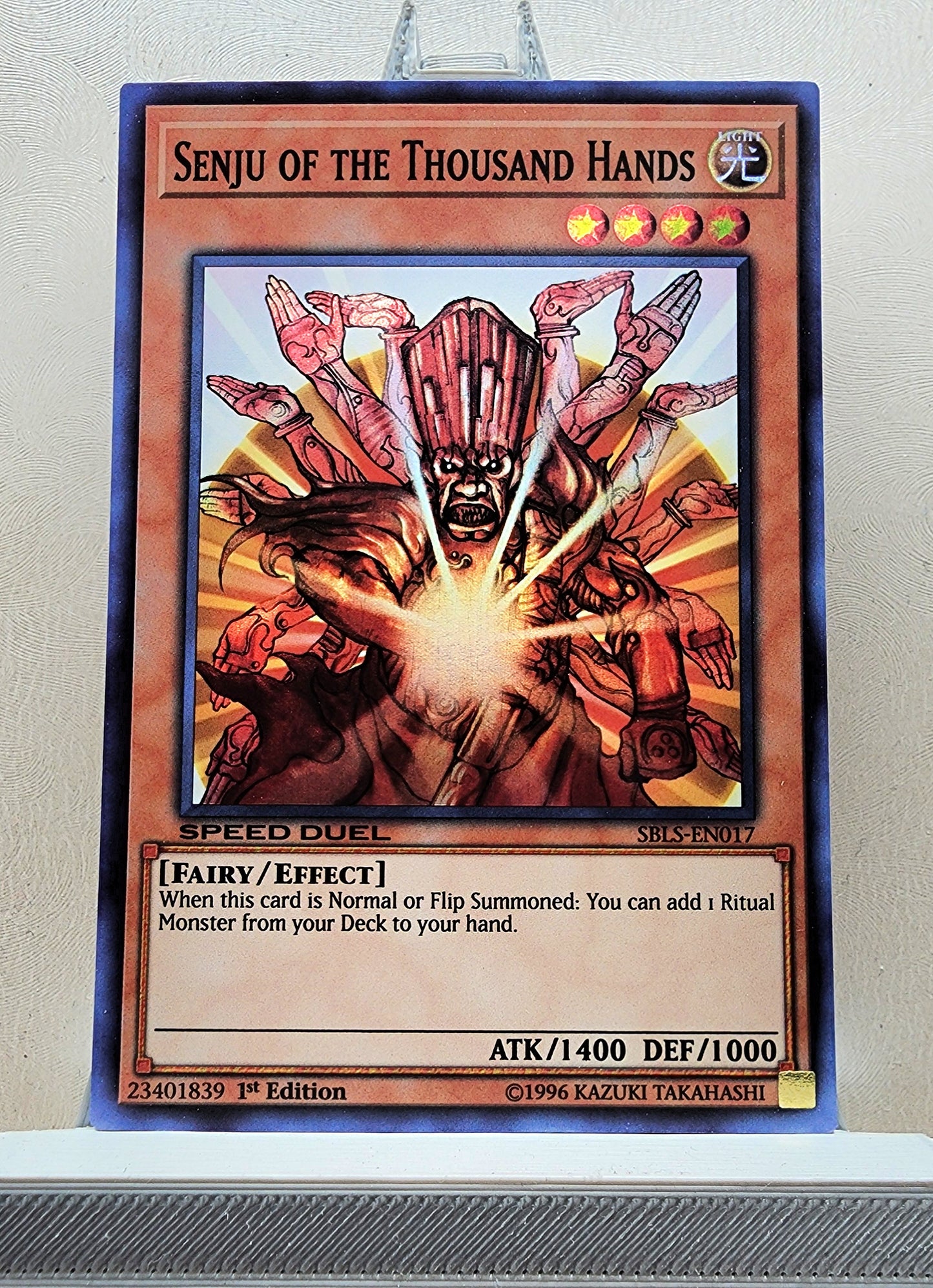 Yugioh! 1x Senju of the Thousand Hands (SBLS - Super Rare) 1st Edition