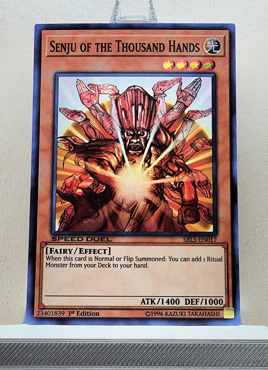 Yugioh! 1x Senju of the Thousand Hands (SBLS - Super Rare) 1st Edition