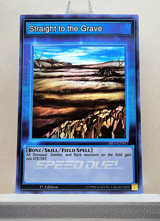 Yugioh! 1x Straight to the Grave (SBLS - Super Rare) 1st Edition