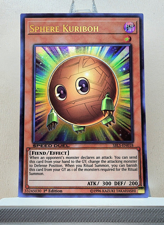 Yugioh! 1x Sphere Kuriboh (SBLS - Ultra Rare) 1st Edition