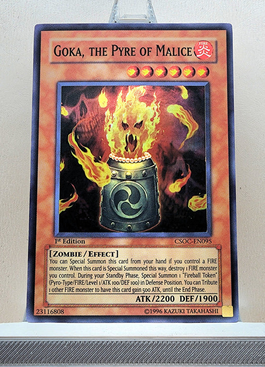 Yugioh! 1x Goka, the Pyre of Malice (CSOC - Super Rare) 1st/Unli Edition