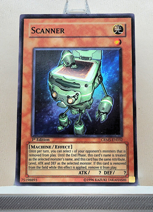 Yugioh! 1x Scanner (CRMS - Super Rare) 1st Edition