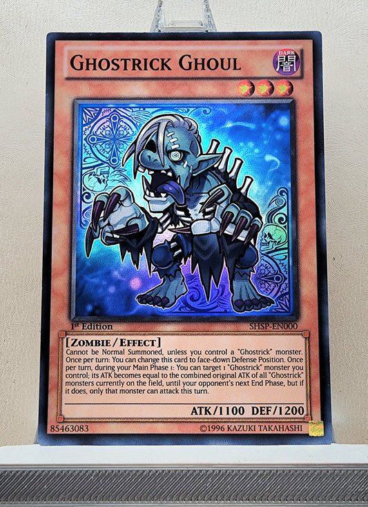 Yugioh! 1x Ghostrick Ghoul (SHSP - Super Rare) 1st Edition