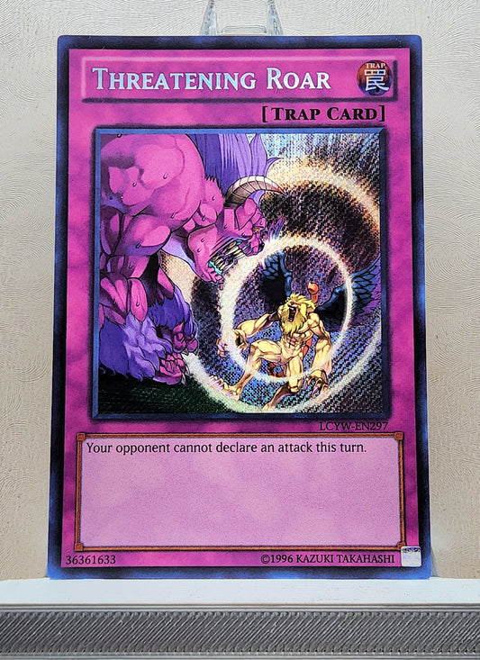 Yugioh! 1x Threatening Roar (LCYW - Secret Rare) Unli Edition