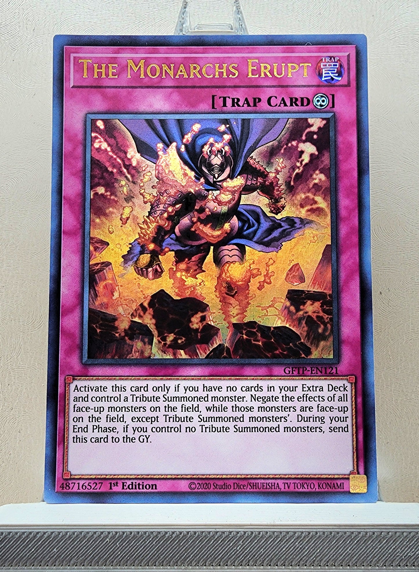 Yugioh! 1x The Monarch's Erupt (GFTP - Ultra Rare) 1st Edition