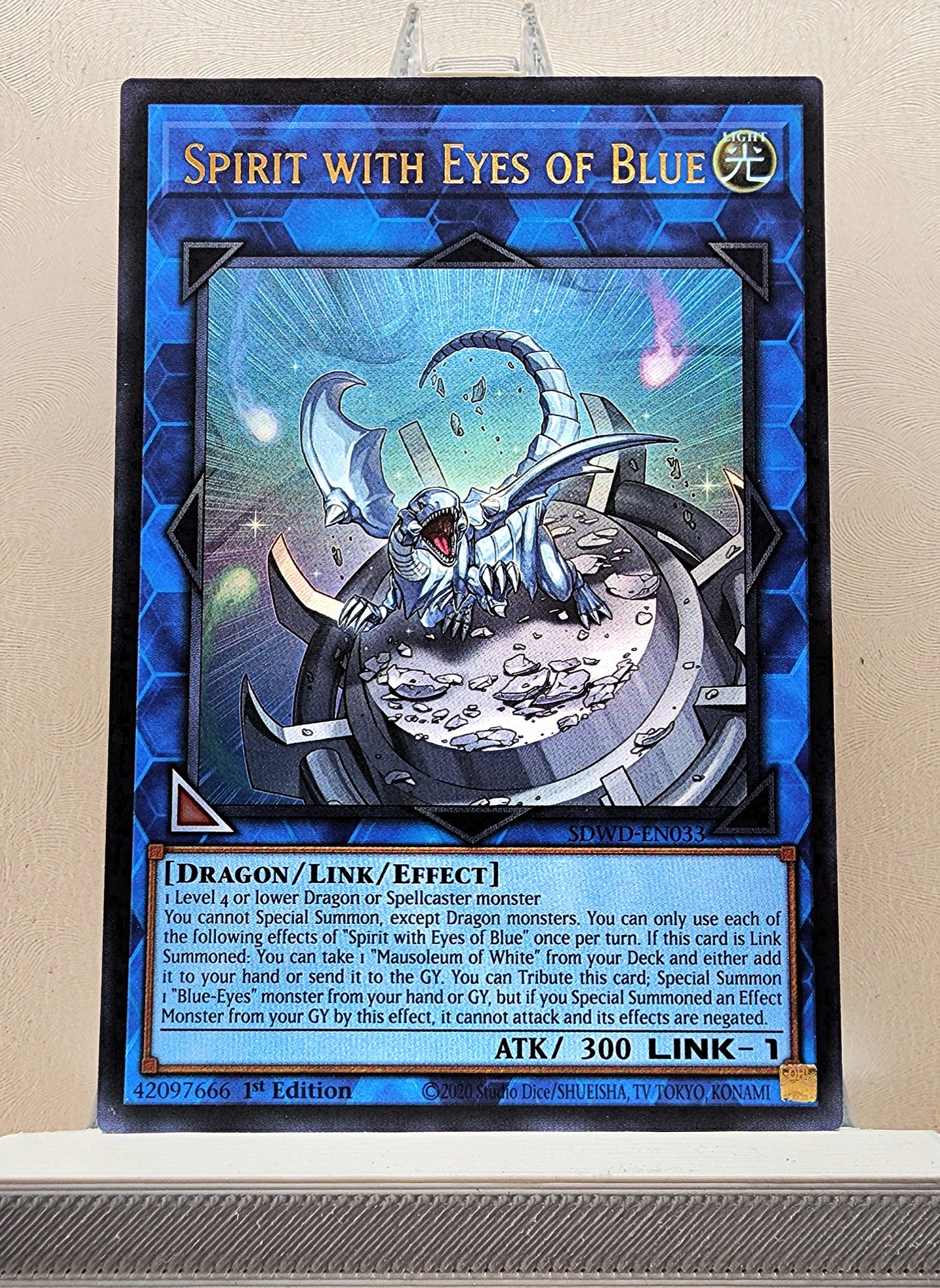 Yugioh! 1x Spirit with Eyes of Blue (SDWD - Ultra Rare) 1st Edition