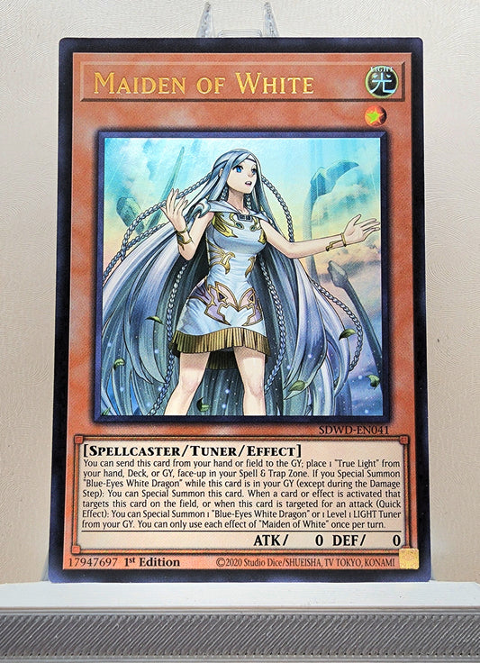 Yugioh! 1x Maiden of White (SDWD - Ultra Rare) 1st Edition