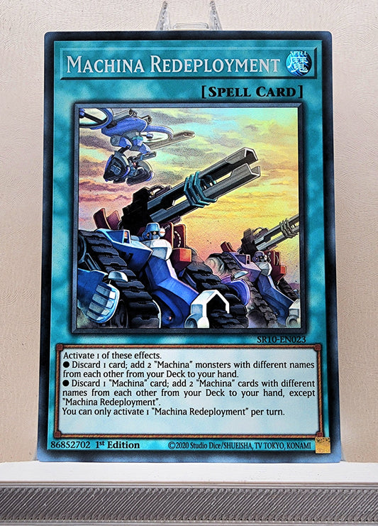 Yugioh! 1x Machina Redeployment (SR10 - Super Rare) 1st Edition