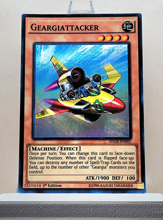 Yugioh! 1x Geargiattacker (SDGR - Super Rare) 1st Edition