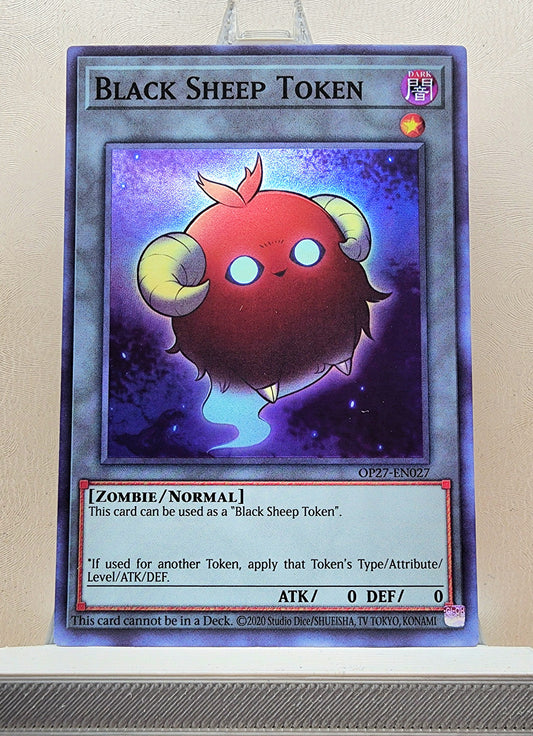 Yugioh! 1x Black Sheep Token (OP27 - Super Rare) Unli Edition